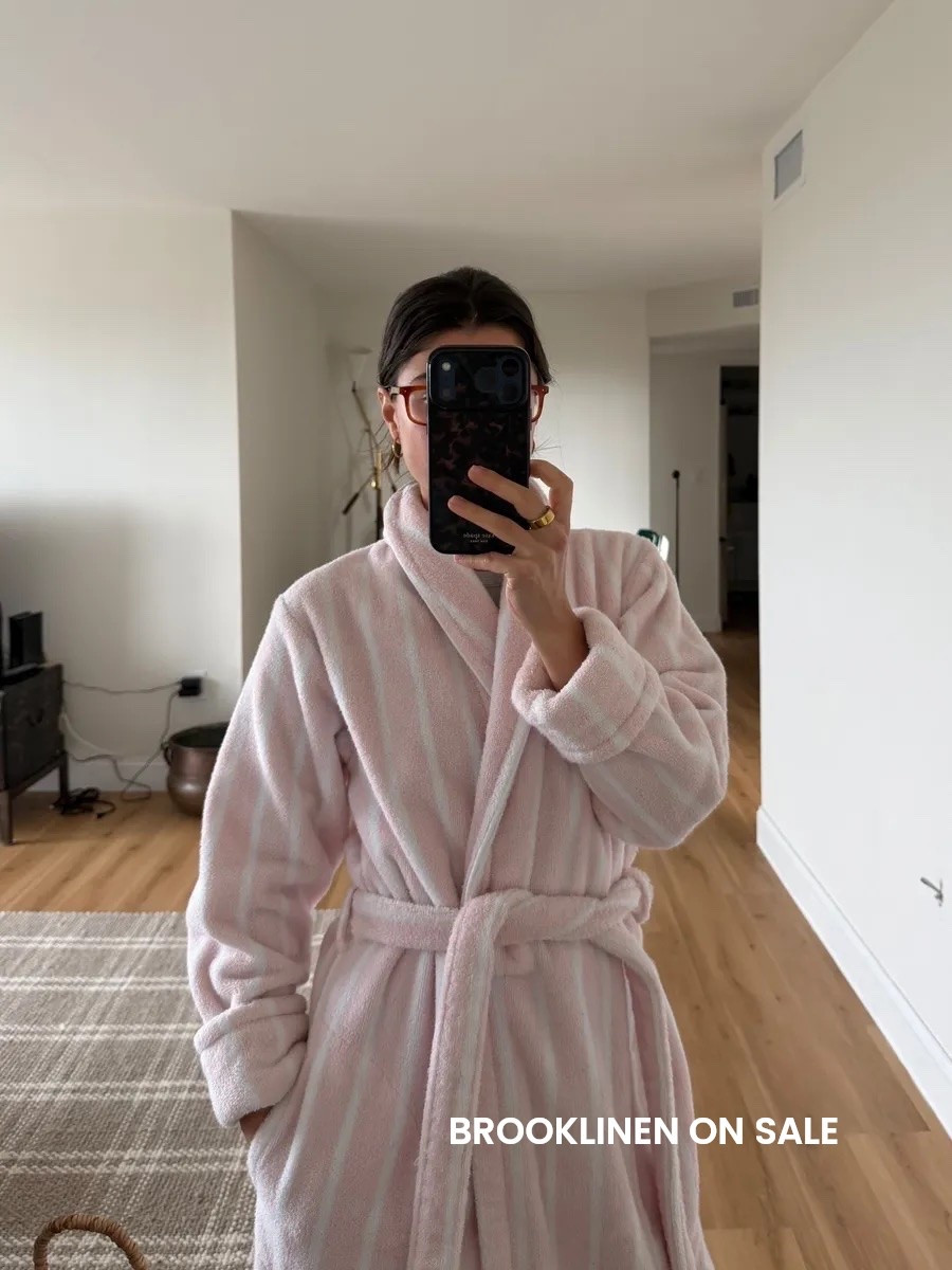 [6/23/26] favorite brooklinen robes on sale for 20% off! Unisex and make great gifts!!

#LTKSeasonal #LTKselfcare #LTKSaleAlert