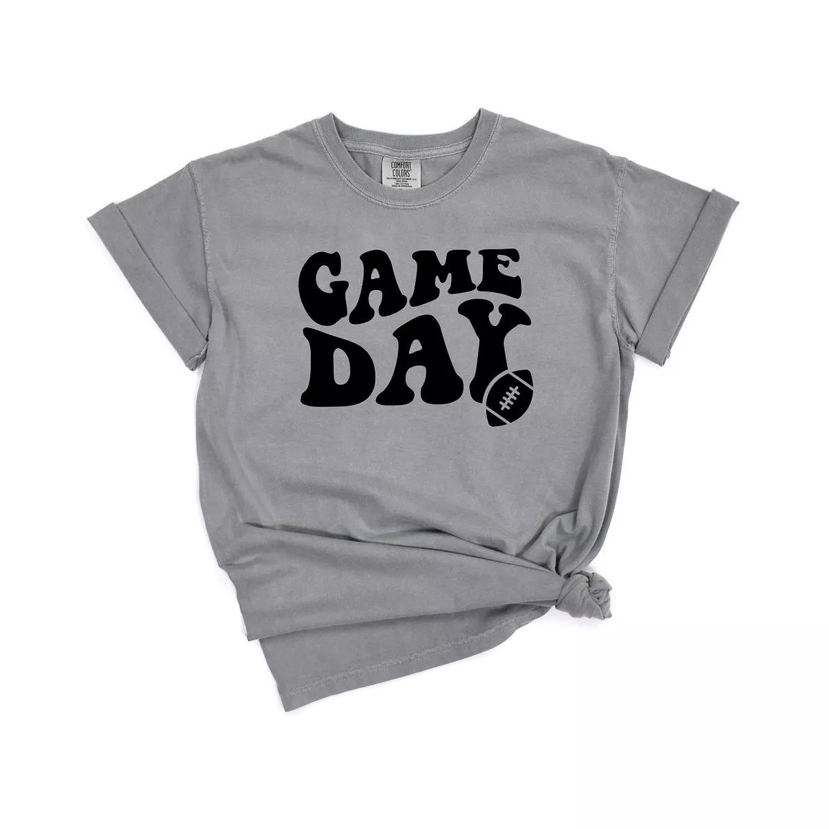 Simply Sage Market Women's Game Day Football Short Sleeve Garment Dyed Tee | Target