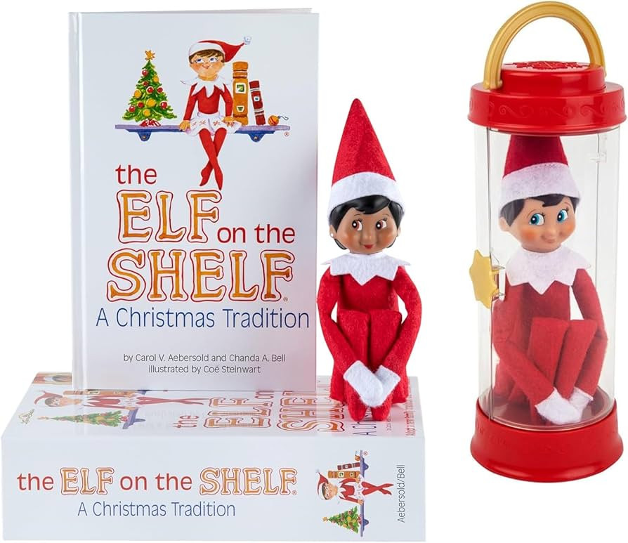 Elf on The Shelf - Brown Eyed Girl Scout Elf & Scout Elf Carrier | Amazon (US)