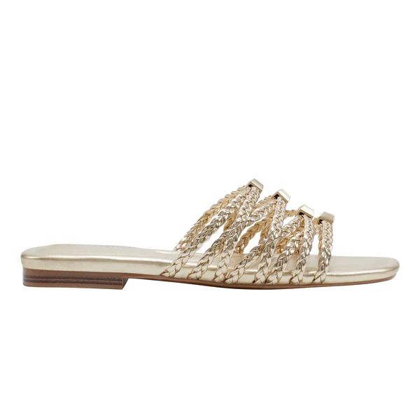 Lelina Flat Slide Sandal | Marc Fisher