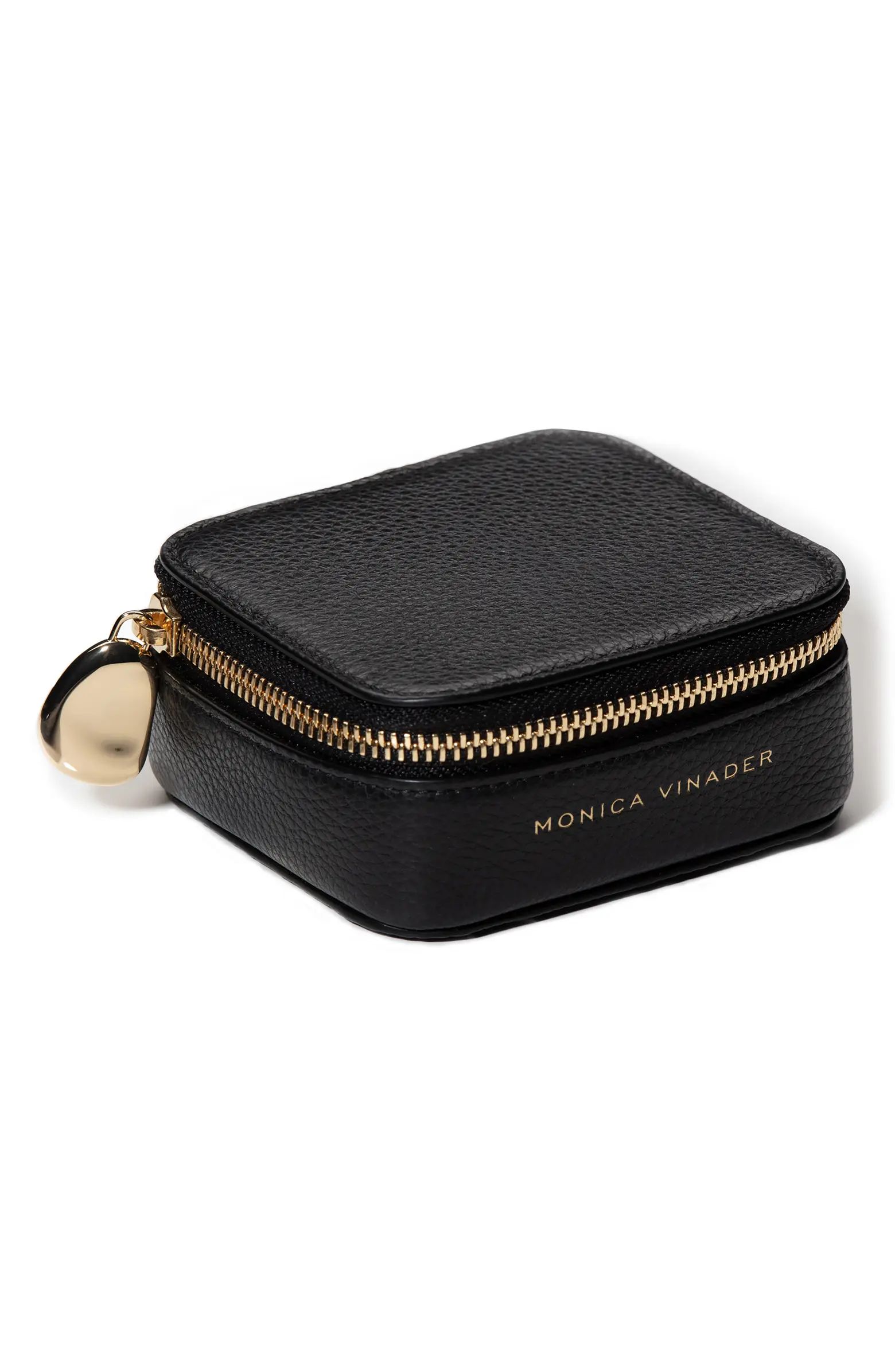Monica Vinader Personalized Leather Jewelry Box | Nordstrom | Nordstrom