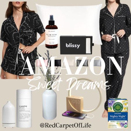 It’s almost the weekend.  Time for some fun finds and some R&R…faves from Amazon. 

sleeping pillow | sleep wear | sleeping set | sleep shirt | health and wellness | polka dots | silk pillowcases | lavender | black and white bedroom  @RedCarpetOfLife

#LTKhome #LTKfindsunder100 #LTKbeauty