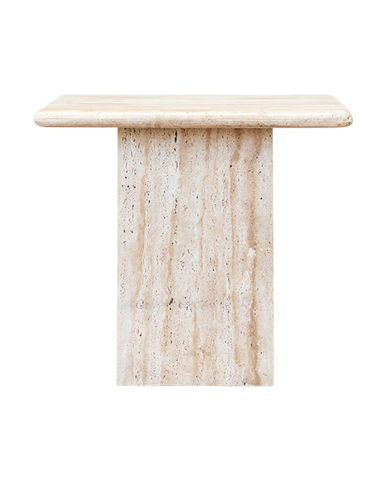 Travertine Side Table | McGee & Co.
