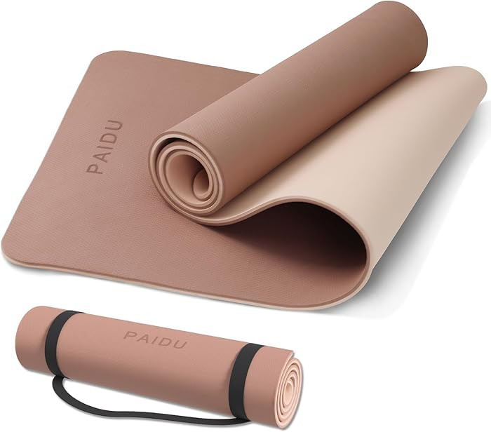Yoga Mat Non Slip Anti-tear,extra thick-2/5 inch（10MM）High Resiliency Professional POE Yoga M... | Amazon (US)