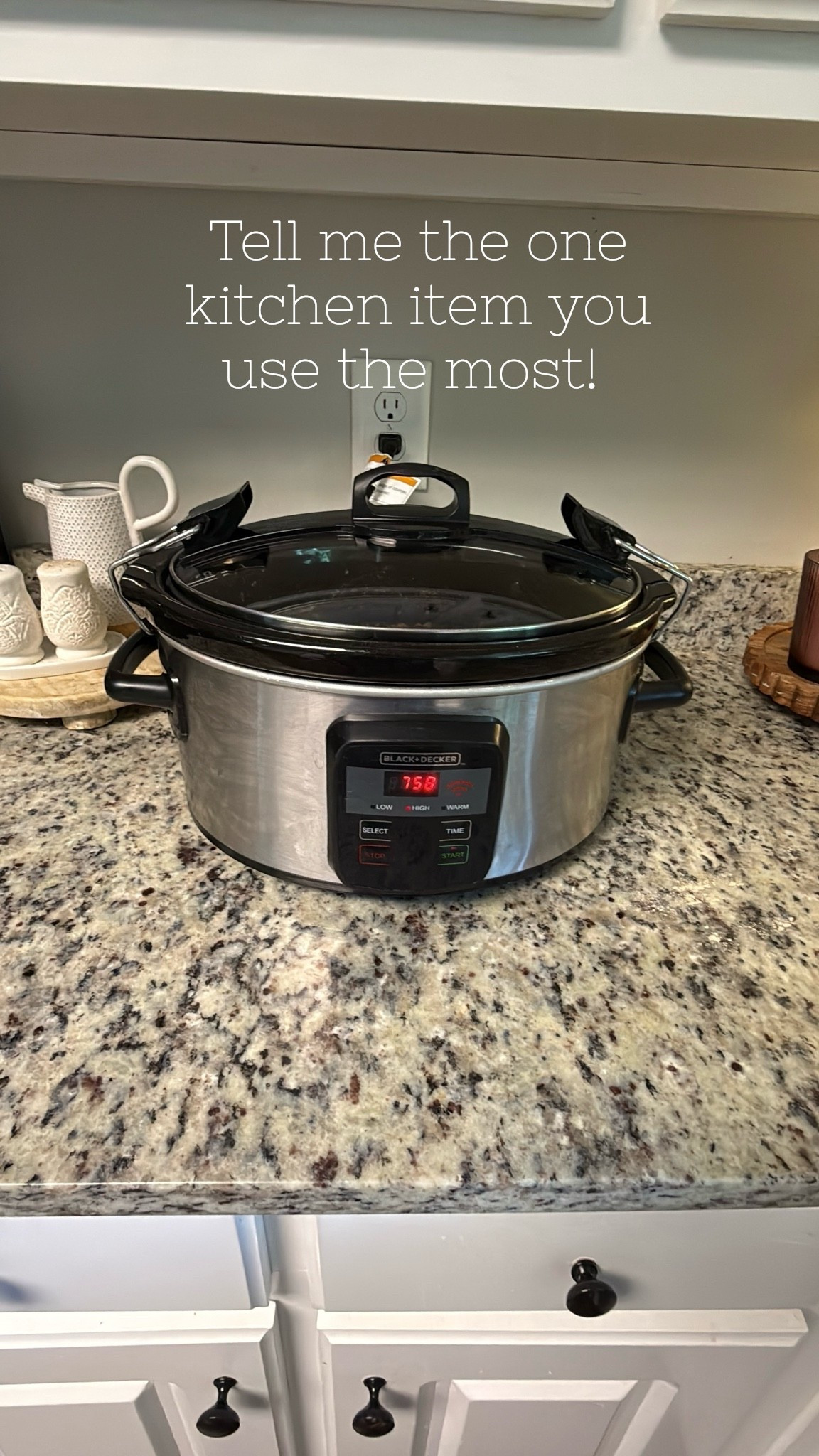 One of my most loved items in my kitchen is my crockpot! Makes cooking quick, simple, and a lot less mess! #crockpot

#LTKmomlife #LTKSaleAlert #LTKHome