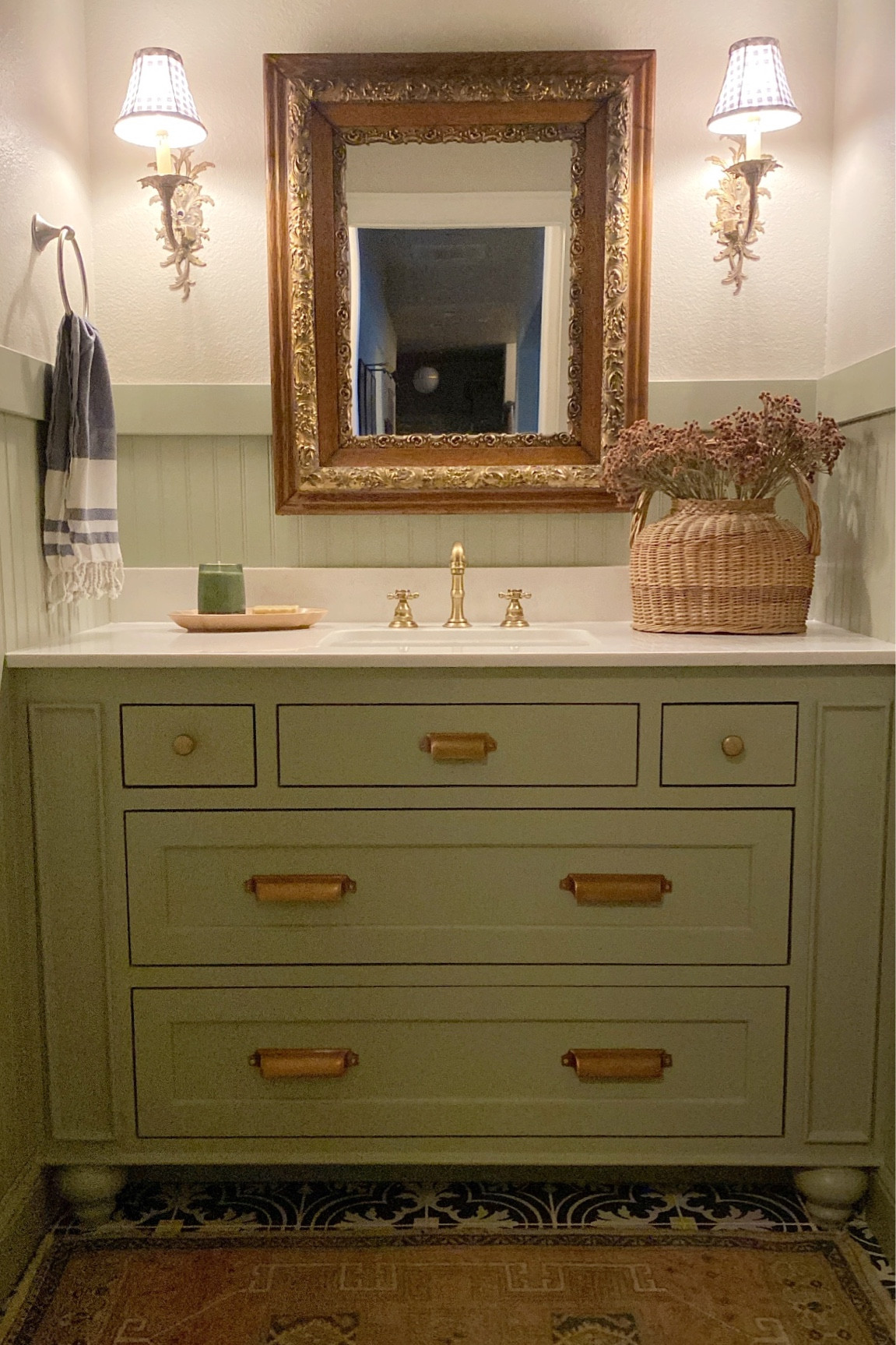 Half bath reveal and sources!
Most of the decor is thrifted or estate sales finds 

#LTKbeauty #LTKhome #LTKstyletip