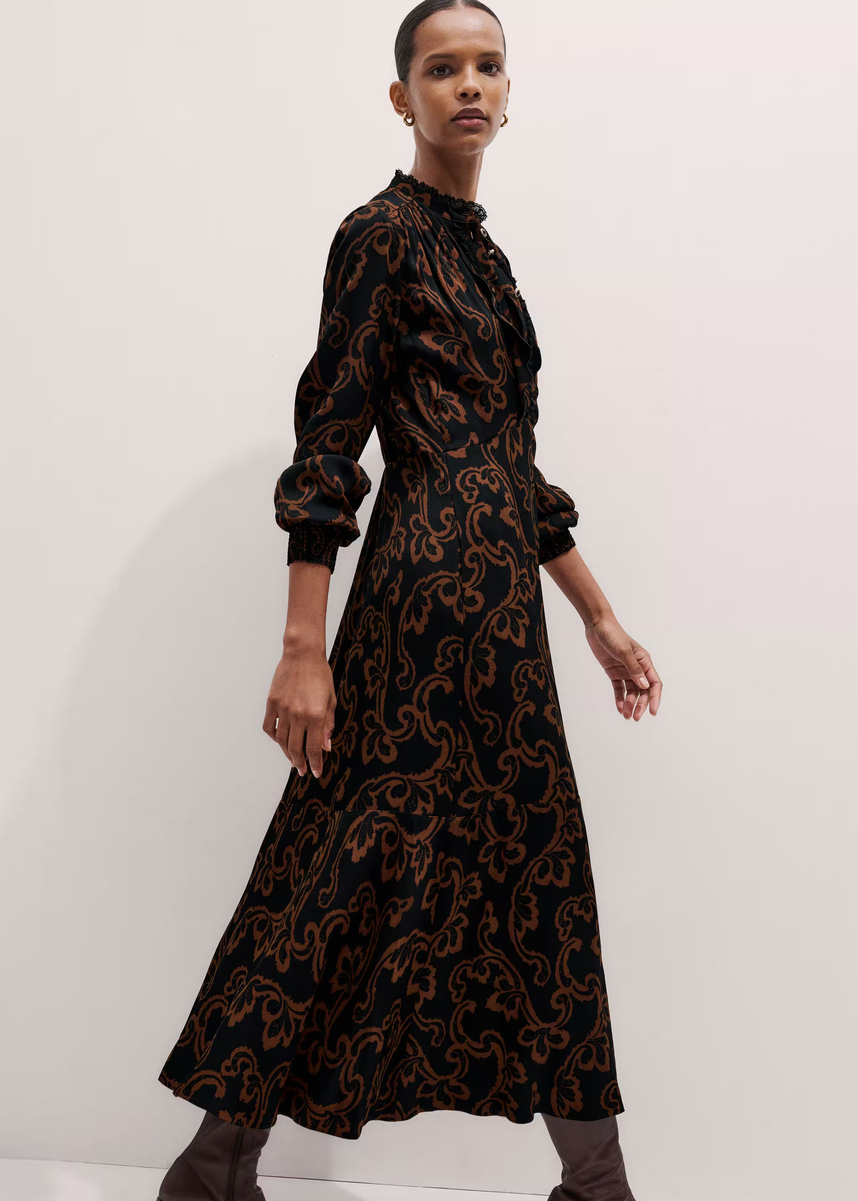 Signature Maxi Dress Fluid Crepe | ME+EM US