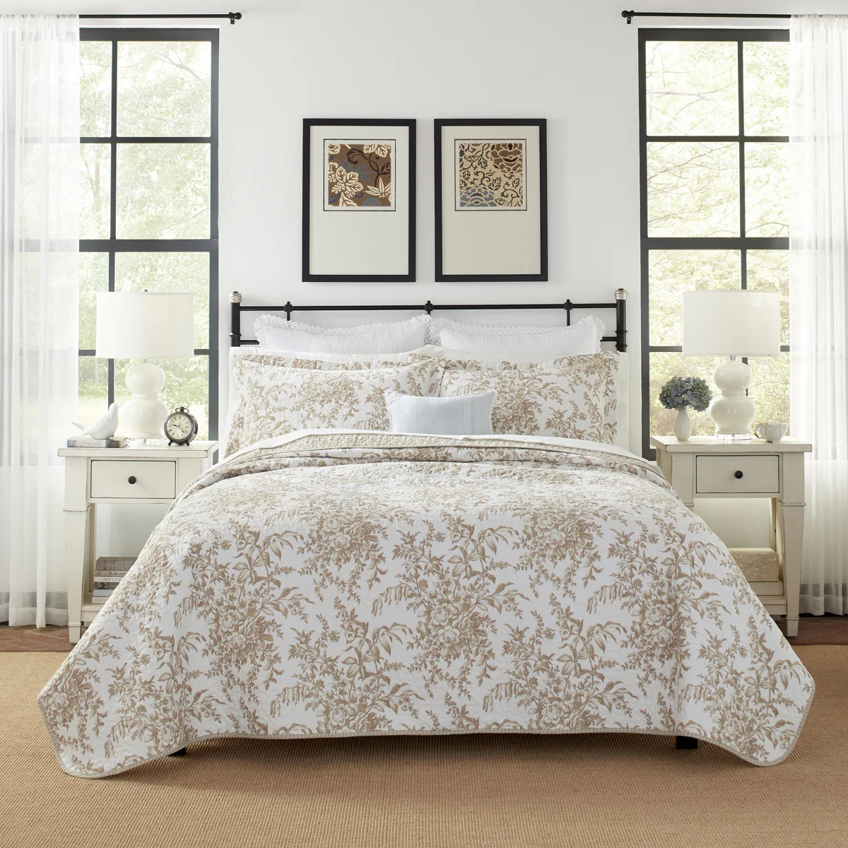 Laura Ashley Bedford Cotton Reversible Quilt SetByLaura Ashley4.7Rated 4.7 out of 5 stars.2,966 R... | Wayfair North America