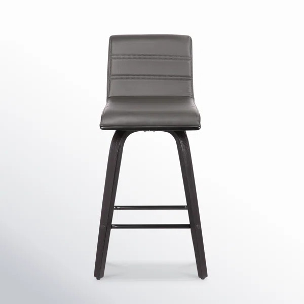 Hiram Solid Wood Swivel Bar & Counter Stool | Wayfair North America