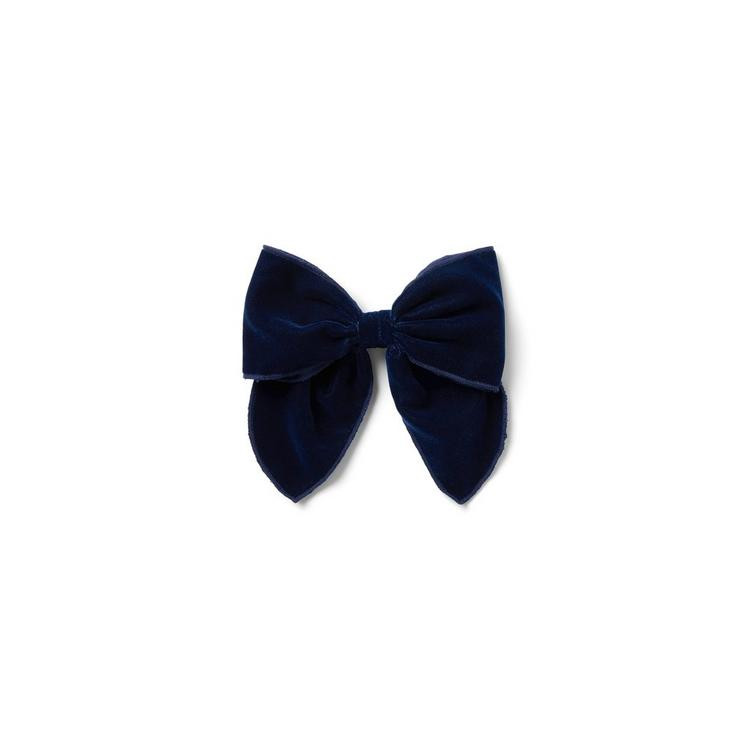 Velvet Bow Barrette | Janie and Jack