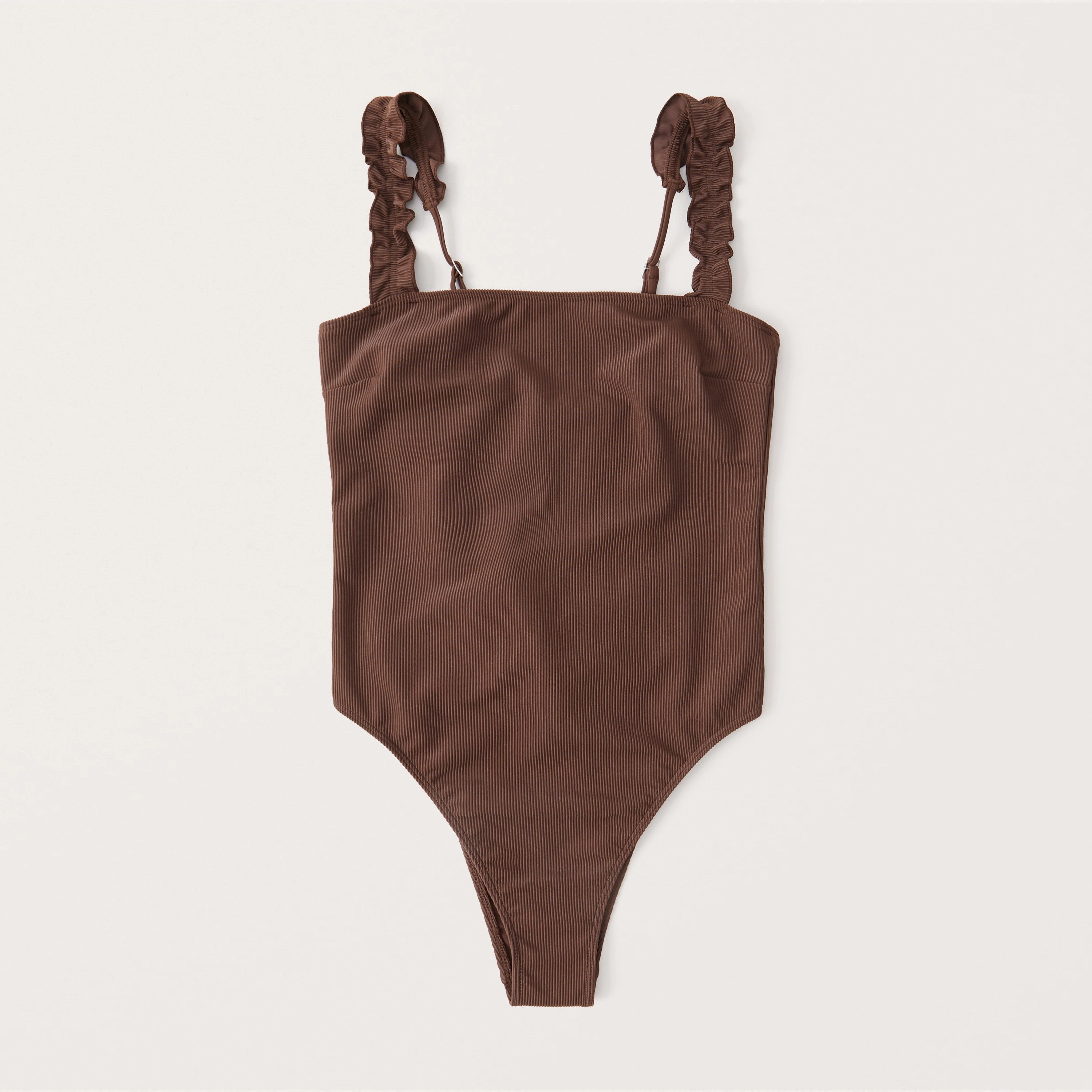 Ruffle Strap One-Piece | Abercrombie & Fitch (US)