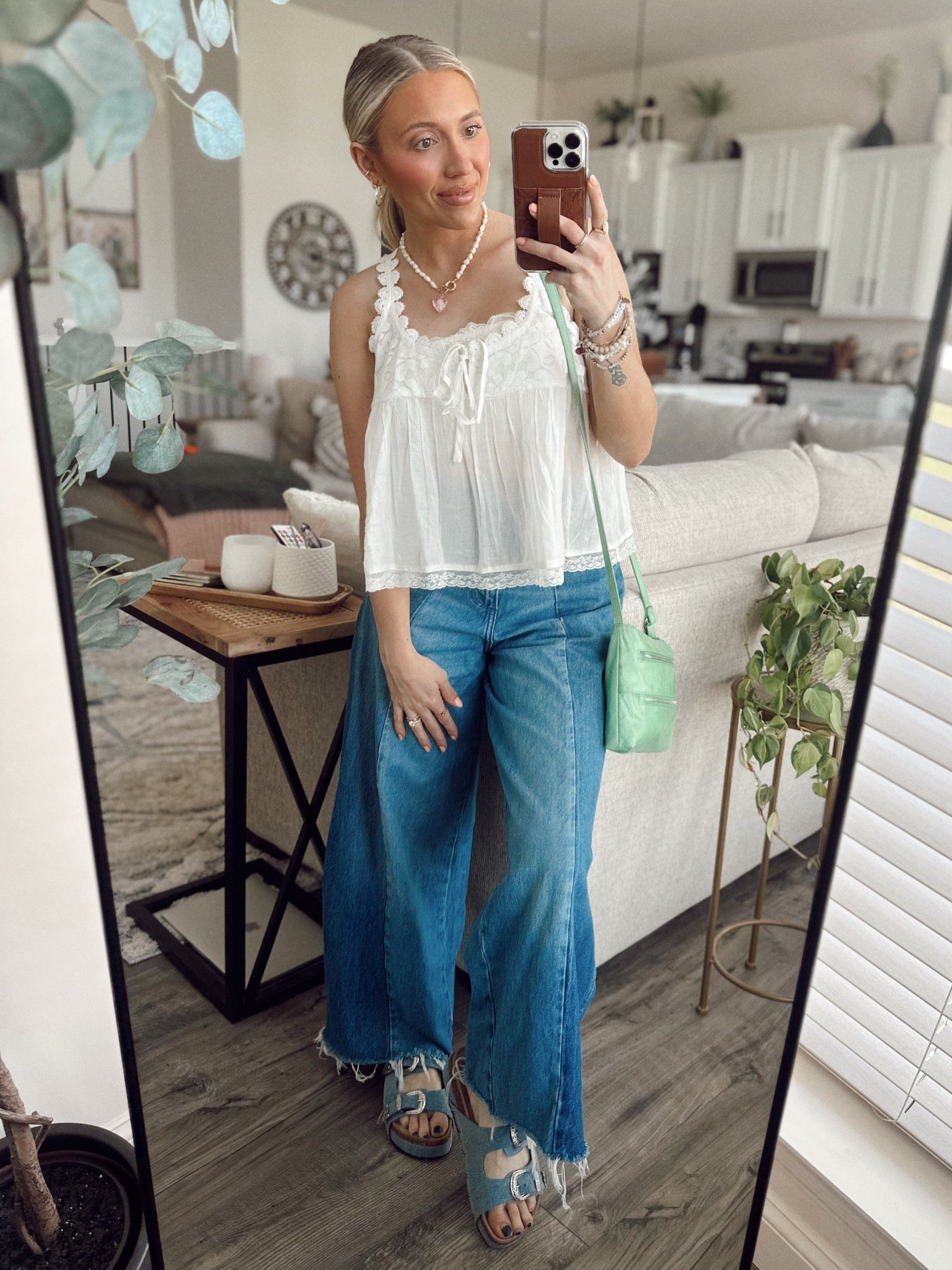 Todays salon spring ootd | spring and summer transitional look 

#LTKFindsUnder100 #LTKSeasonal #LTKStyleTip