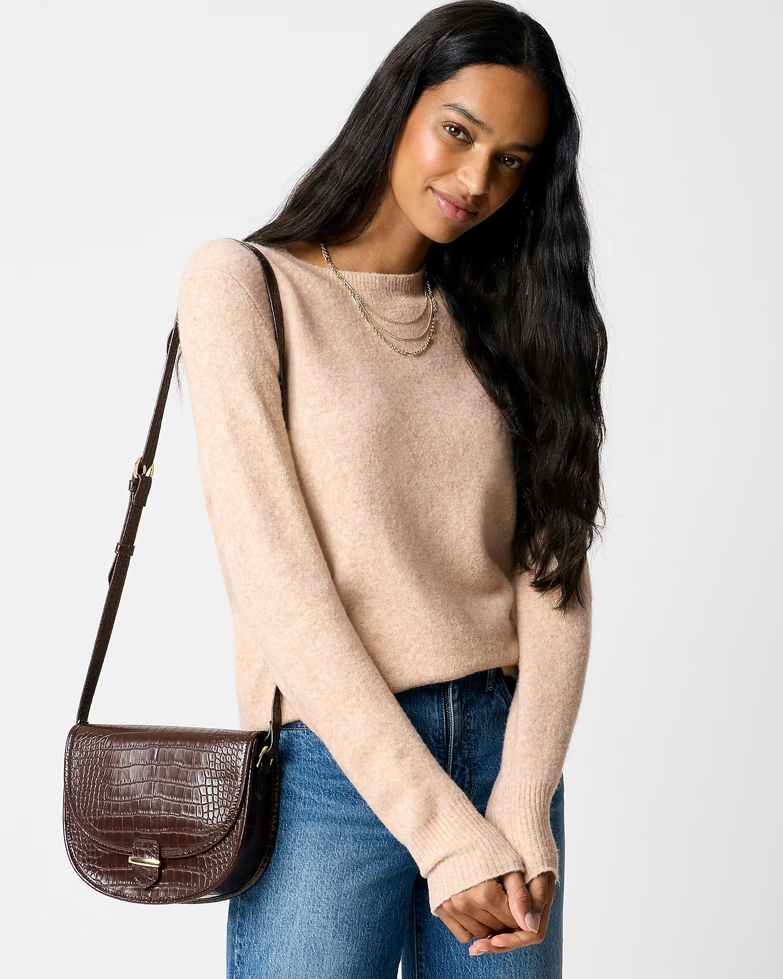 Crewneck sweater in extra-soft yarn | J.Crew Factory