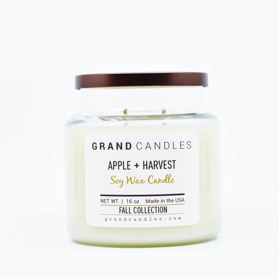 Soy Candle  Apple Scented Soy Candle  Scented Candles  | Etsy | Etsy (US)