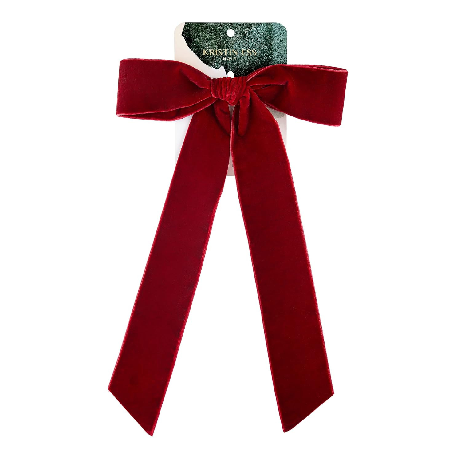Kristin Ess The Bow Slide Hair Bow, Burgundy Color (1 ct.) | Amazon (US)