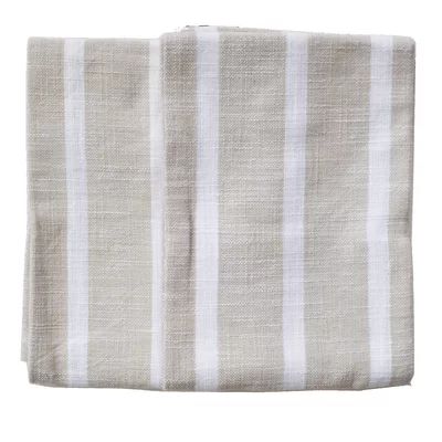 Stripe 2 Piece ELS Cotton Kitchen Towel Set Color: Natural | Wayfair North America