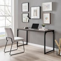 Kendrick 140cm Melamine Coated Home Office Computer Desk with Black Legs | Debenhams UK