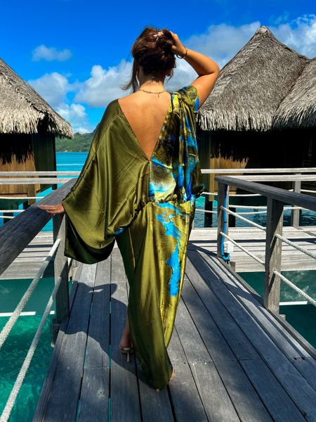 Olive Green Watercolor Maxi Kimono Dress Swimsuit Coverup

#LTKfindsunder100 #LTKfindsunder50 #LTKswim