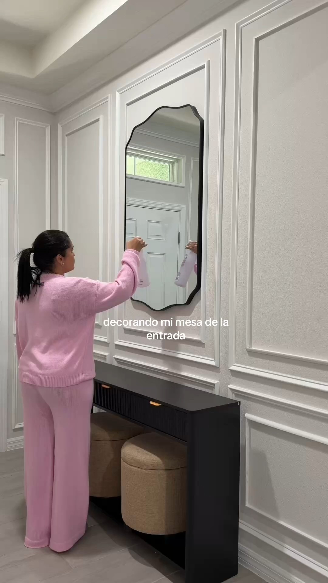 Decorando mi mesa de la entrada