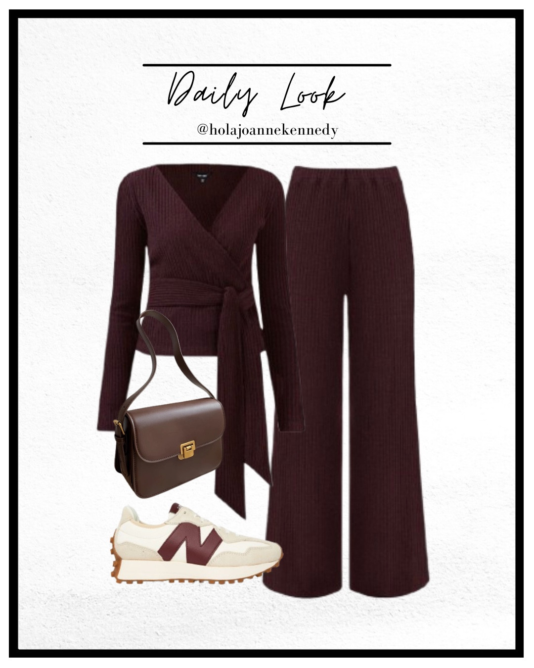 loungewear set, chic loungewear, ribbed loungewear, burgundy outfit, ribbed top, wide leg trousers, comfortable style, effortless fashion, casual chic, work to weekend outfit, elevated loungewear, minimal style, monochrome outfit, street style, modern fashion, relaxed elegance, winter wardrobe, capsule wardrobe, new balance 327, new balance burgundy 

#LTKspring #LTKstyletip #LTKuk