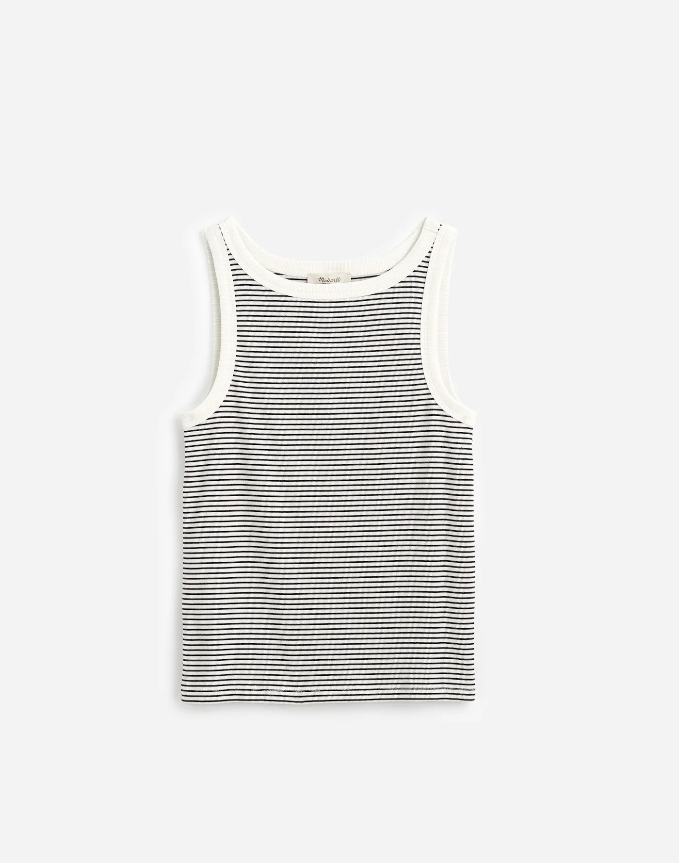 (Re)generative Cotton Essential High-Neck Tank | Madewell | Madewell