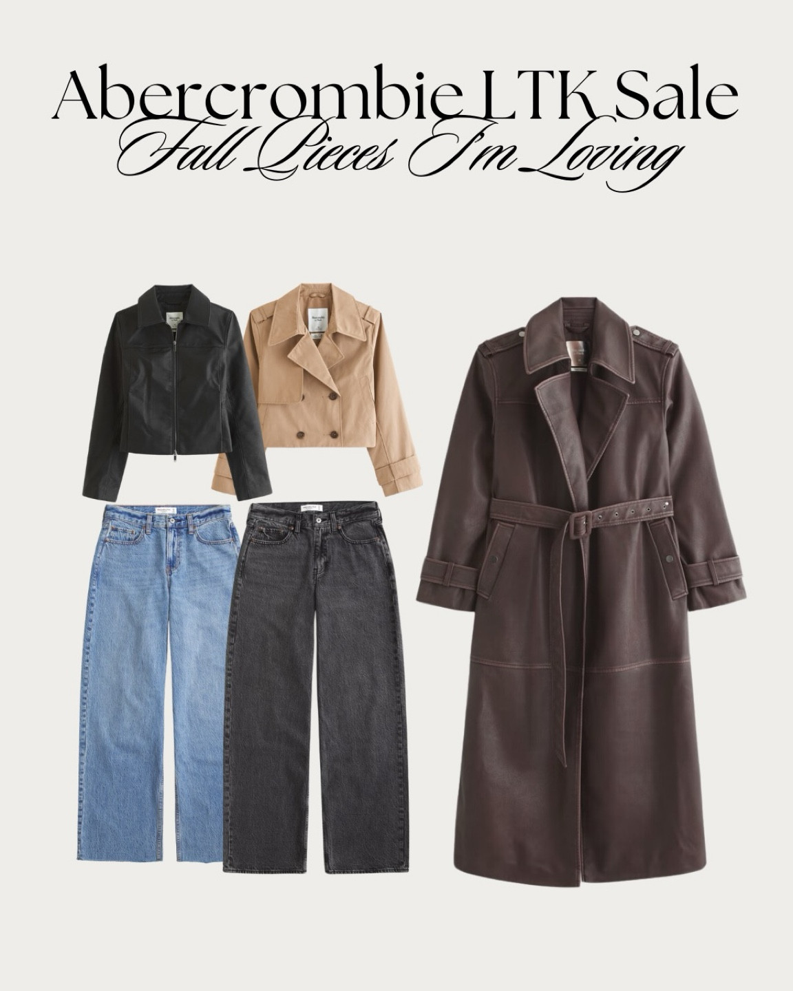 Abercrombie LTK sale is here! Linking some of my most worn pieces and fall new arrivals I just ordered! Use code AFLTK at checkout for 20% off your purchase now through Sunday! 

#LTKSaleAlert #LTKFallSale #LTKSeasonal