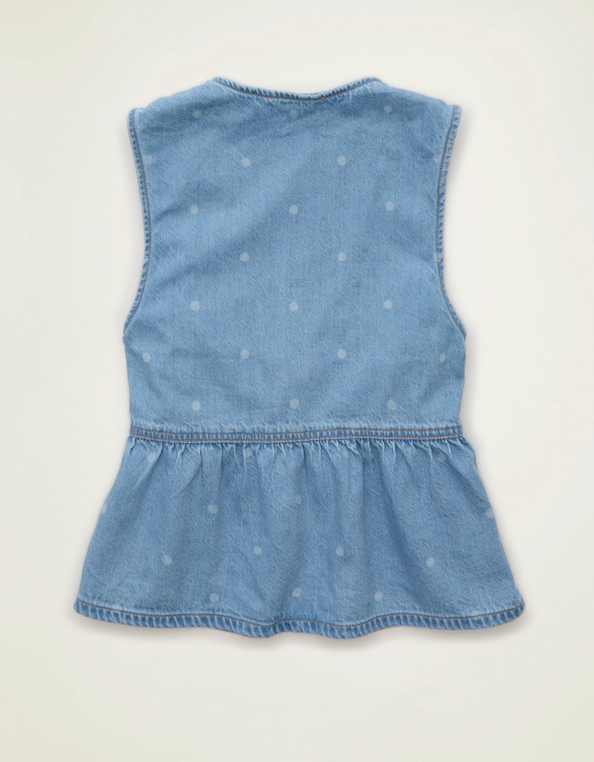 AE Denim Peplum Vest | American Eagle Outfitters (US & CA)