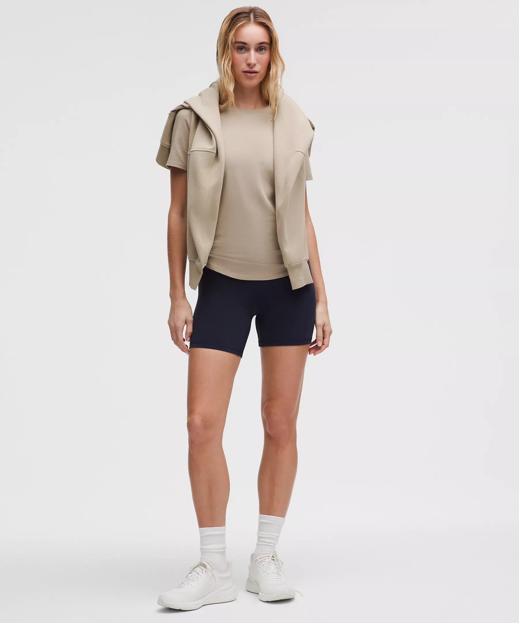 Love Curved-Hem Crewneck T-Shirt | Lululemon (US)