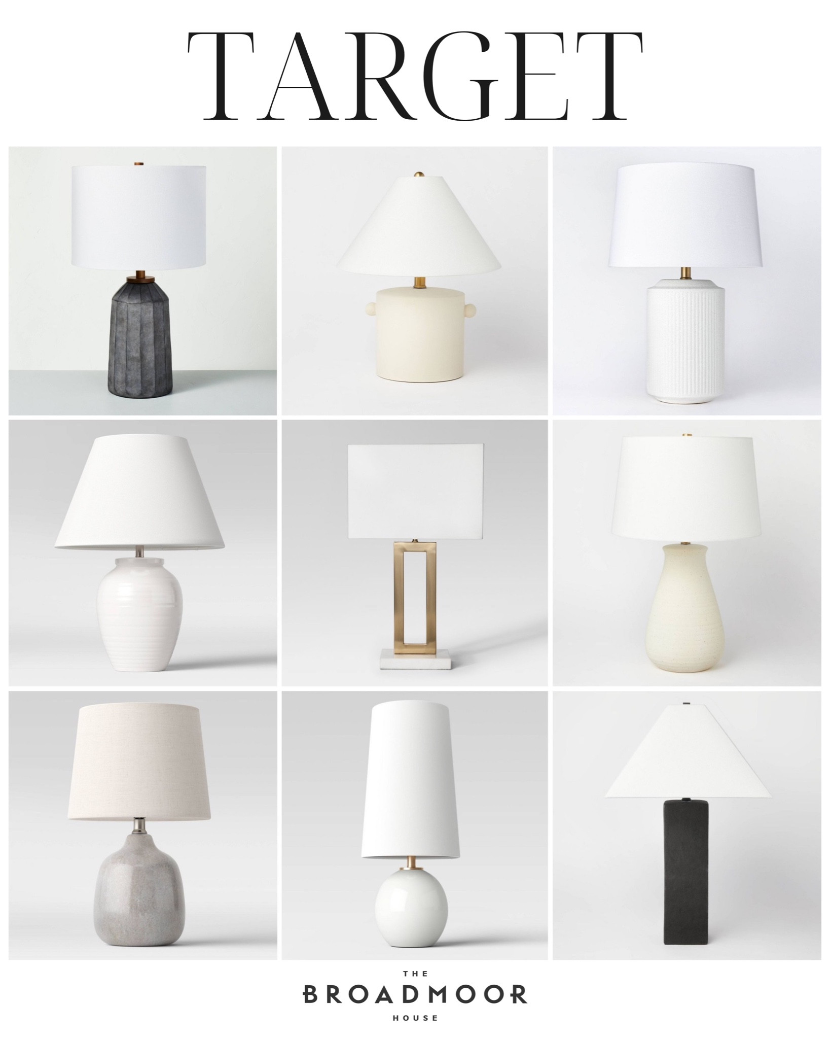 Fluted Ceramic Table Lamp Cream  curated on LTK