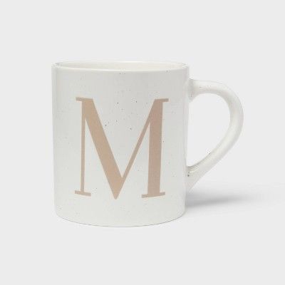 16oz Stoneware Monogram Mug - Threshold™ | Target