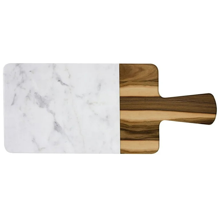 EGS M127RCM-HWC Sierra Faux Wood and Marble 12 x 7" Serving Board | Walmart (US)