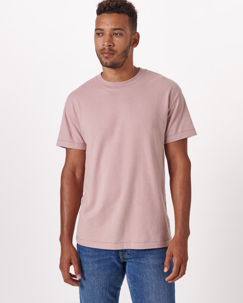 Men's Essential Relaxed Crew Tee | Men's New Arrivals | Abercrombie.com | Abercrombie & Fitch (US)