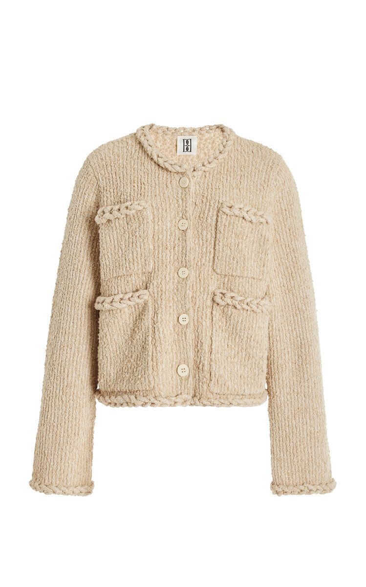 Makiro Braided-Trim Organic Cotton-Linen Blend Cardigan | Moda Operandi (Global)