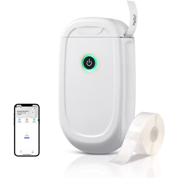 Dartwood Label Maker - Mini Portable Bluetooth Label Printer Machine for Your Home or Office (Whi... | Target