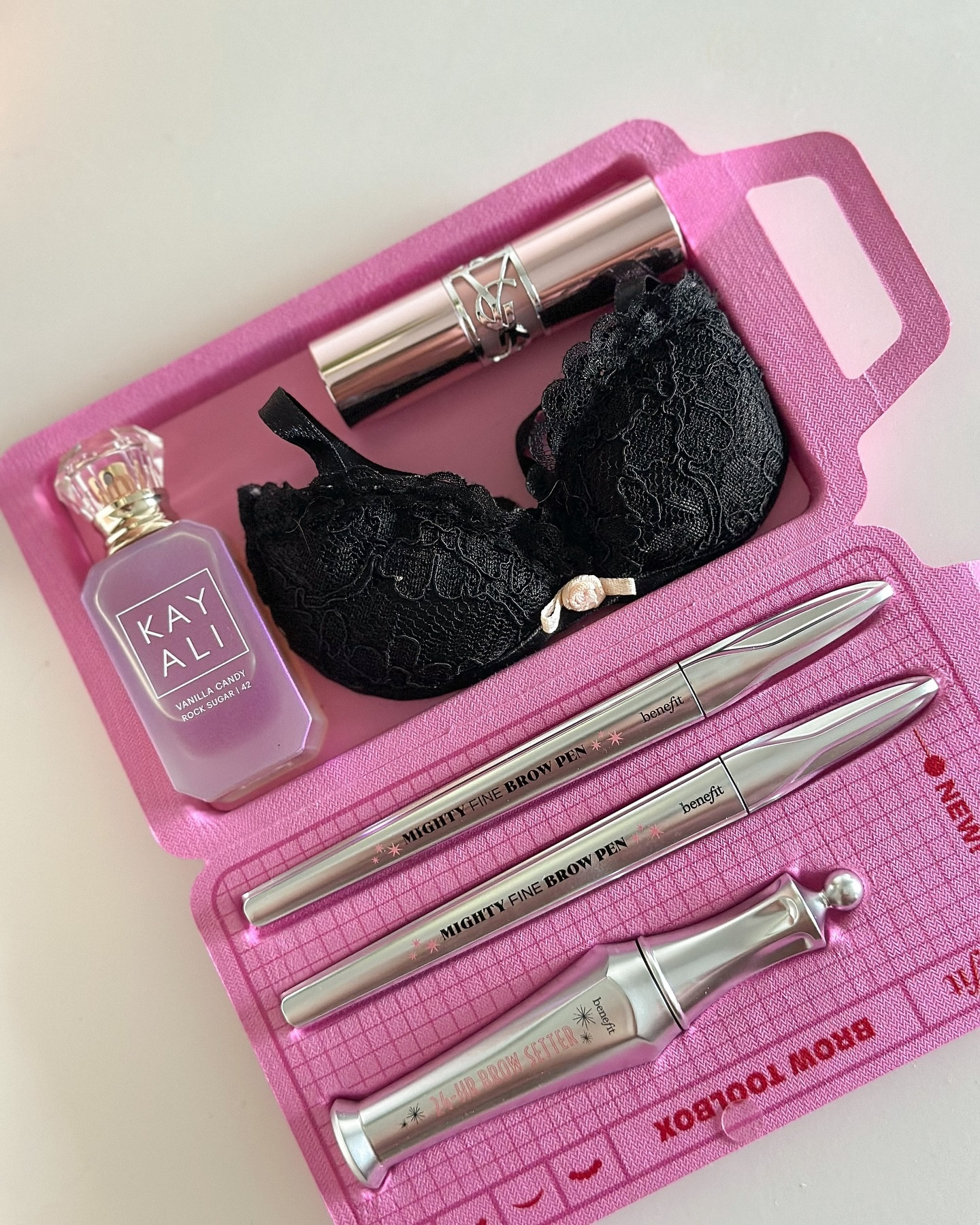Just packed my little pink suitcase and saying goodbye to responsibility! 👋💼💓

 Ready to take on new adventures with perfect brows, thanks to the new Mighty Fine Brow Pen @benefitcosmetics 

Whether I’m lost in a new city or most likely just lost in thought 😅, my brow game stays strong! ✍️✨ Byeee!

Featuring the new Mighty Fine Brow Pen with a 
superfine triple tip pen that effortlessly fills in your brows and mimics the appearance of natural hair, giving you a full and defined look. 

Choose from 8 different shades to find your perfect match.

Thank you @influenster and @4modernhome for this #complimentary outdoor wall light. I think I’m feeling ready for spring and eager to dive into organizing and decorating. 🥰

 #browsonfleek #benefitcosmetics  #benefitclubpink #newinbeauty #wayfairfind #lightingdesign

#LTKBeauty