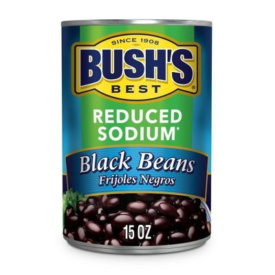 Bush's Reduced Sodium Black Beans - 15oz | Target