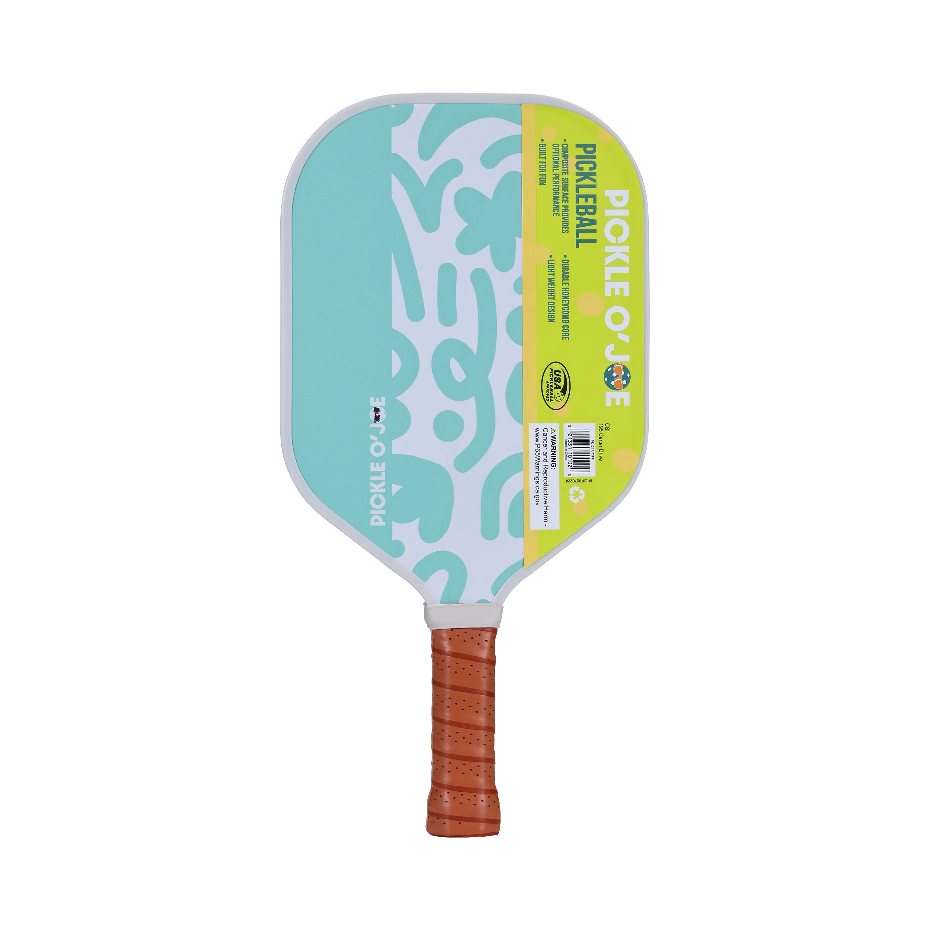 Pickle O'Joe Lightweight Fiberglass Pickleball Paddle USAPA Approved, Blue | Walmart (US)