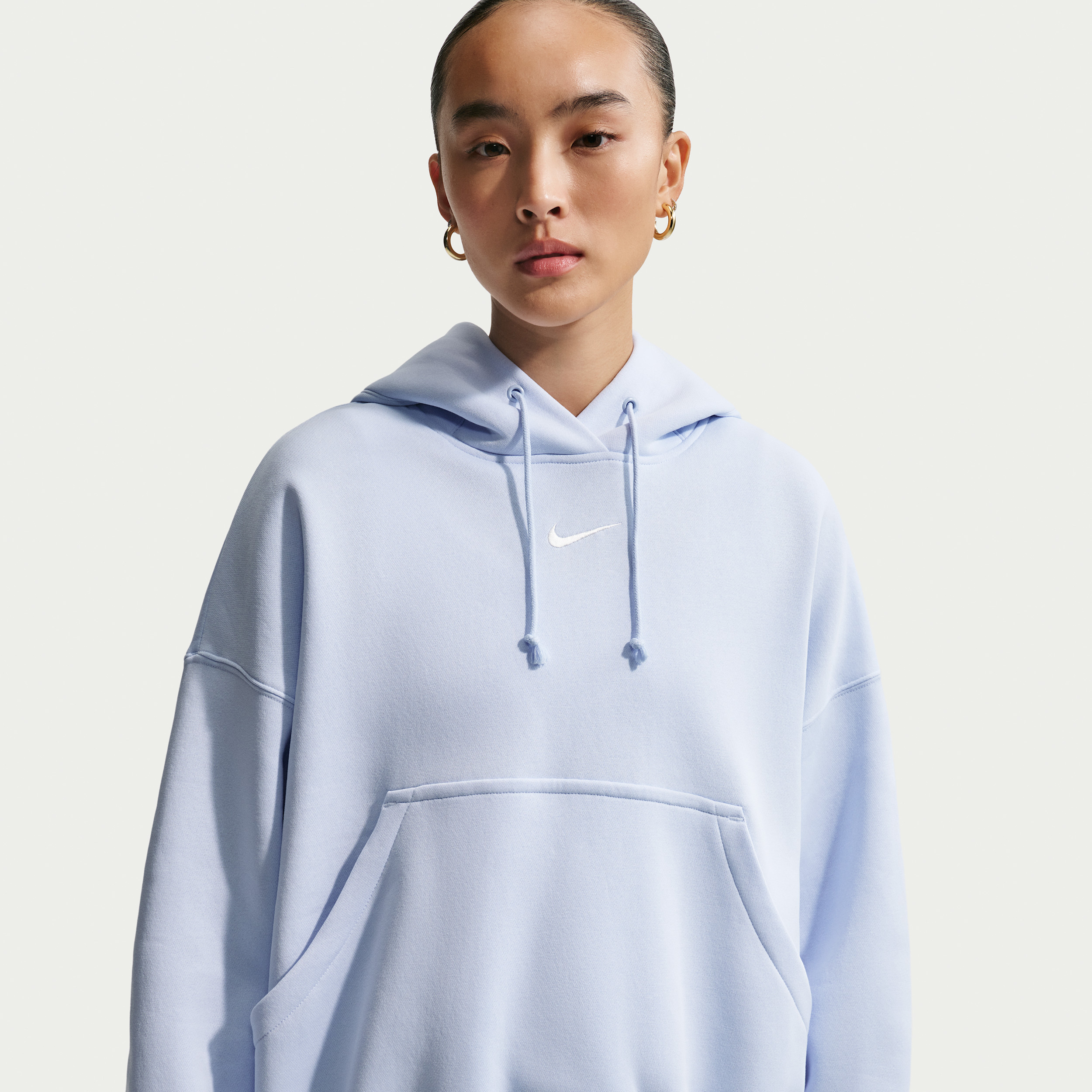 Women's Nike Sportswear Phoenix Fleece Over-Oversized Pullover Hoodie in Blue | DQ5858-407 | Nike (US)
