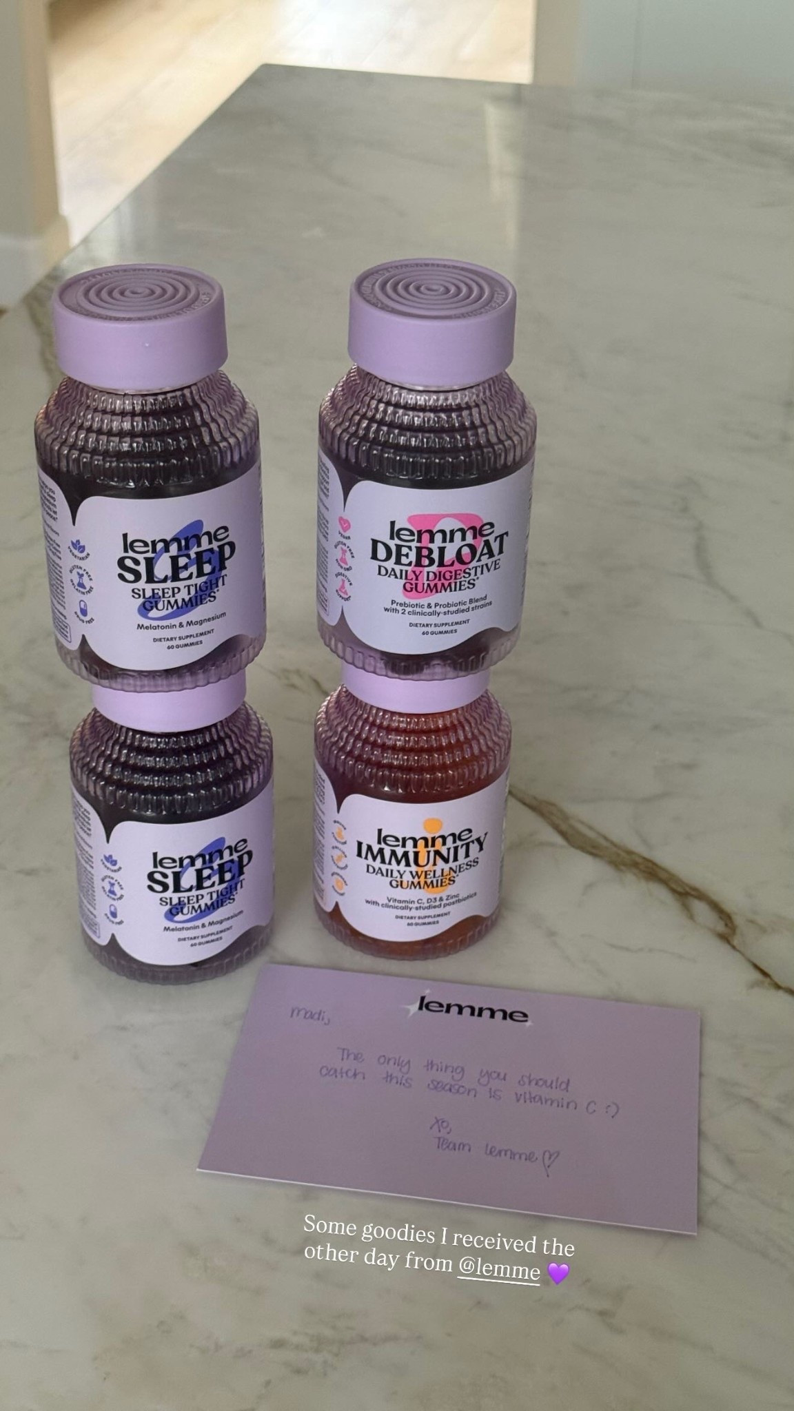 Some goodies I received the other day from @lemme 💜