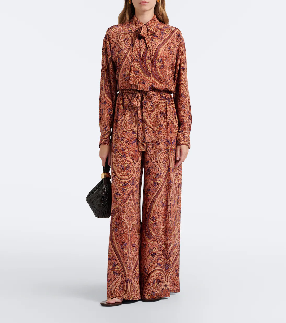 Sawyer silk cr\u00eape de chine wide-leg pants | Mytheresa (US/CA)