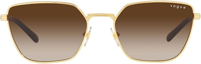 Vogue Eyewear Woman Sunglasses Gunmetal Frame, Dark Green Lenses, 53MM | Amazon (US)