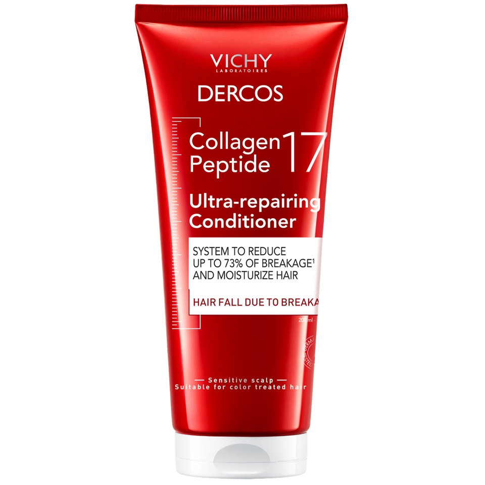 Vichy Dercos Collagen Peptide 17 Ultra-Repairing Conditioner (6.67 fl. oz.) | Dermstore
