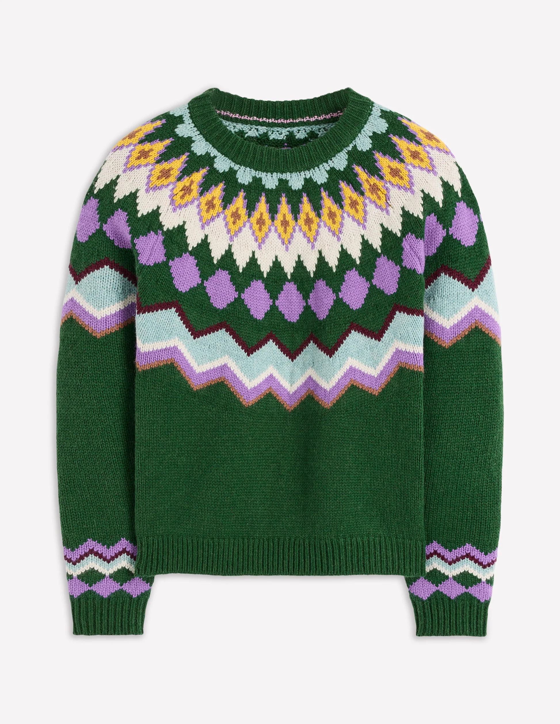 Eleanor Fair Isle Sweater-Courtyard Melange | Boden (US)