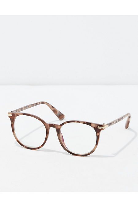 AEO Classic Tortoise Shell Blue Light Glasses Women's Torte One Size | American Eagle Outfitters (US & CA)