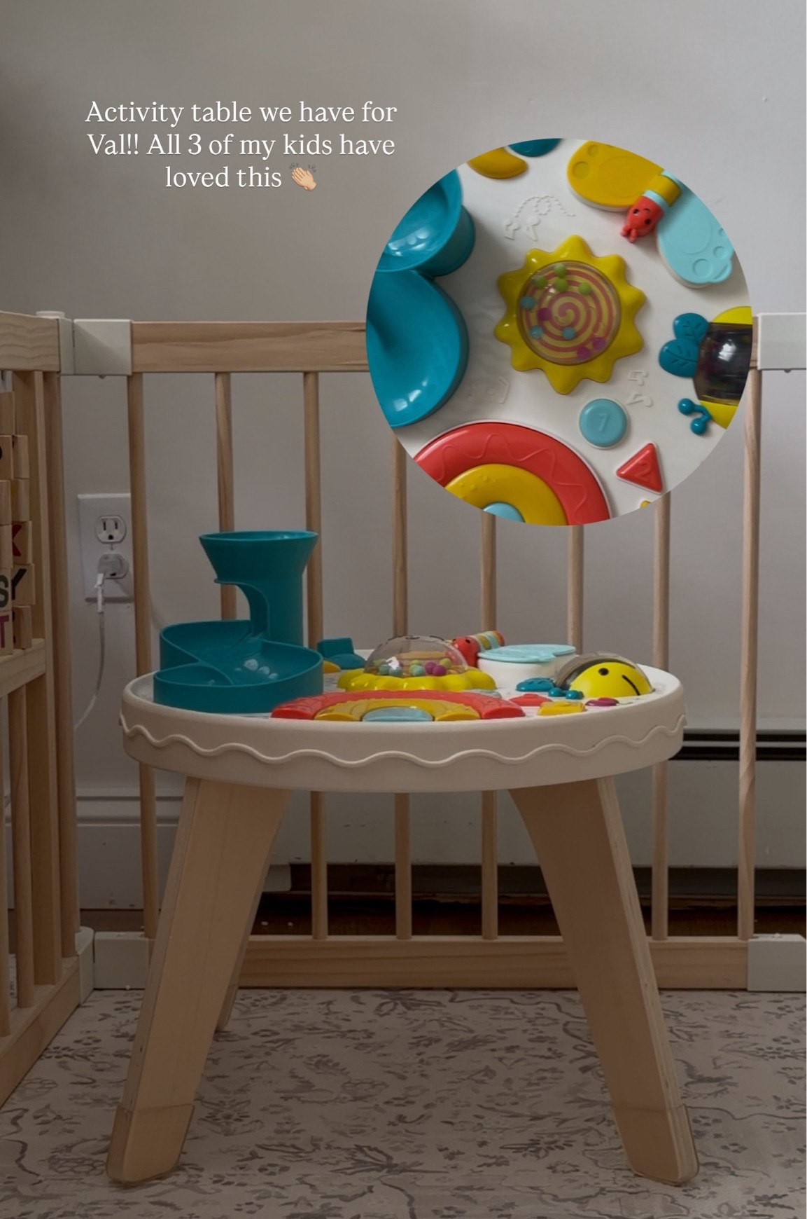 Activity table for baby!!👶🏼

Baby toys// baby play// 9 month old toys

#LTKmomlife #LTKBaby #LTKKids