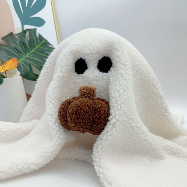 Clearance Vekome Gus The Ghost with Pumpkin Pillow, 9.8" Gus The Ghost with Pumpkin Plush, Soft S... | Walmart (US)