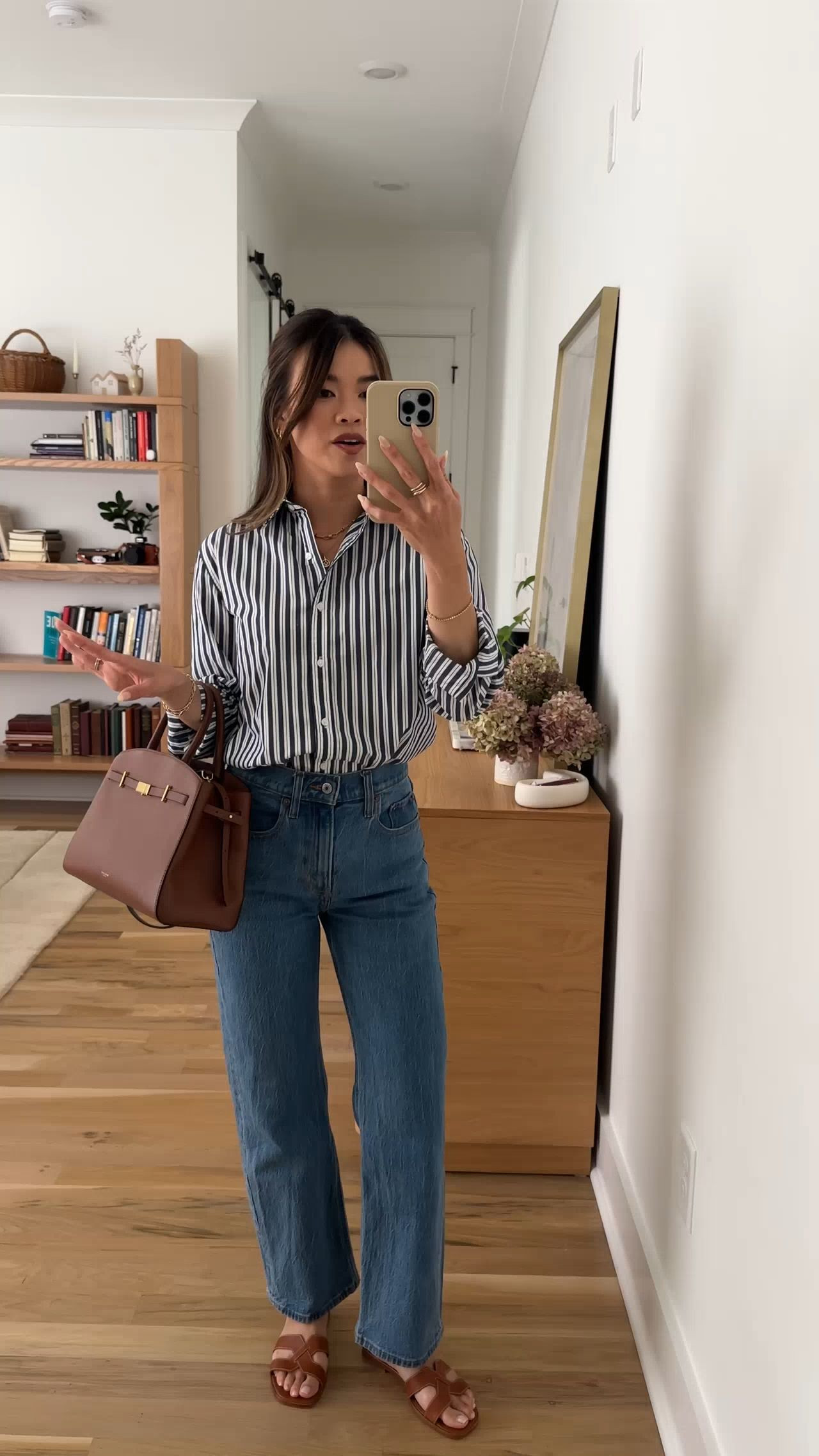 Sizing info:
•striped button up size XS 
•jeans size 23 extra short

petite fashion, get dressed with me, outfit inspiration, ootd, nashville outfit, Nashville influencer, petite style, vacation style, casual outfits, mom style, petite pants, spring outfits, spring outfit info, spring pants, spring outfit idea, spring top, spring bag, spring stripes, spring shoes, spring jeans, everyday jeans, abercrombie jeans

 @abercrombie 
@SEZANE 

#LTKootd #LTKSeasonal #LTKPetite