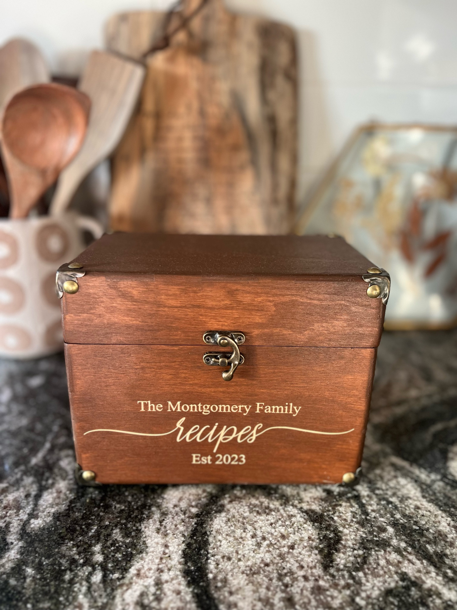 Custom Recipe box ♥️

#LTKFindsUnder100 #LTKGiftGuide #LTKHome