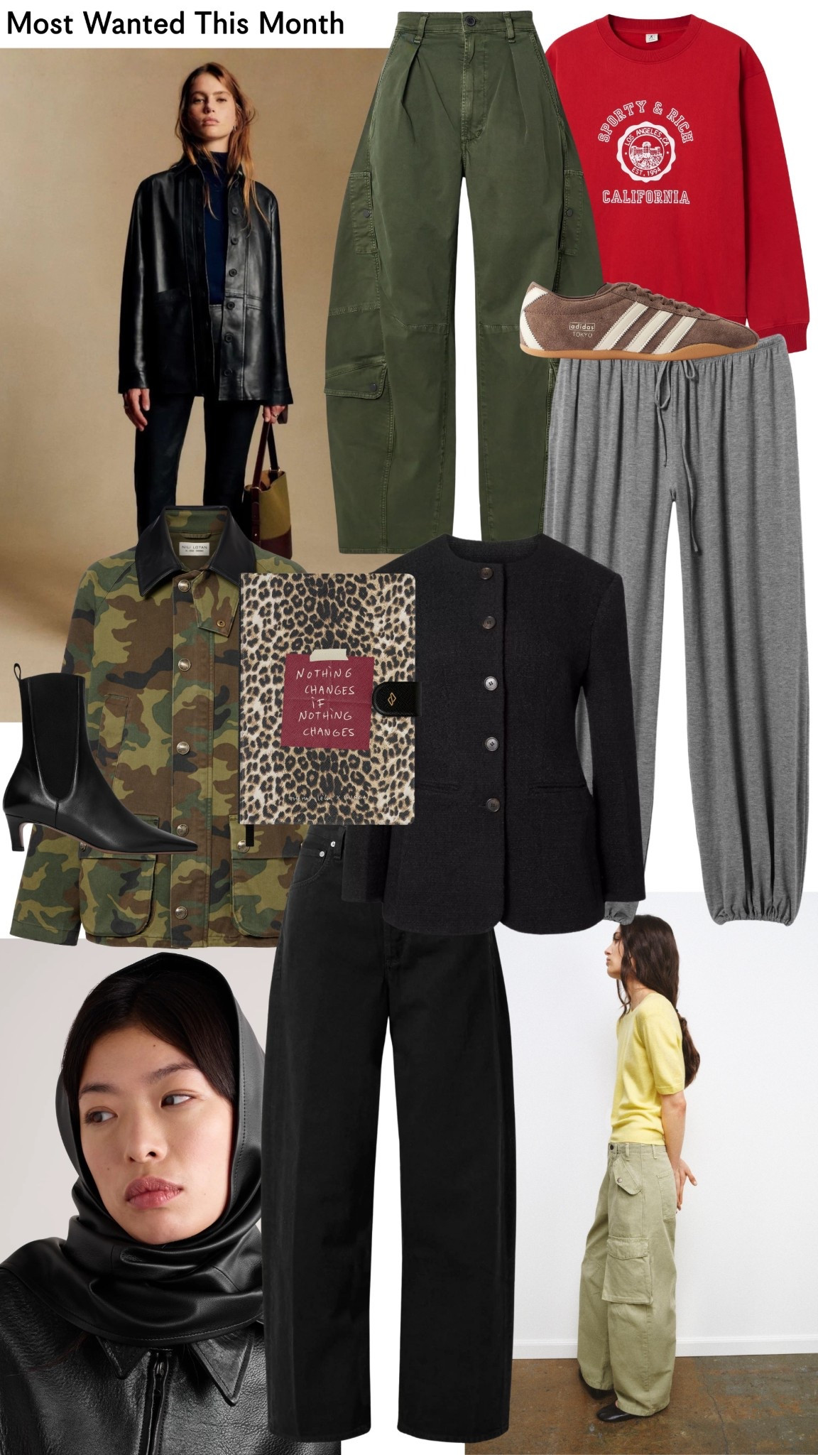 Most Wanted This Month 

January | Winter | Wishlist | Cargos | Accessories | Journal | Jeans | Jacket 

#LTKwinter #LTKuk #LTKstyletip