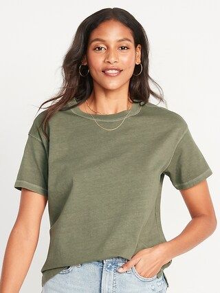 Short-Sleeve Vintage Easy T-Shirt for Women | Old Navy (US)